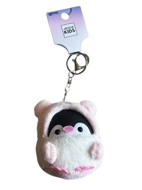 3 FOR $20 ARDENE Kids Pink Penguin Plush Keychain